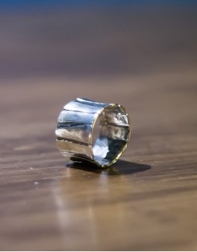 Кольцо из серебра без чернения
